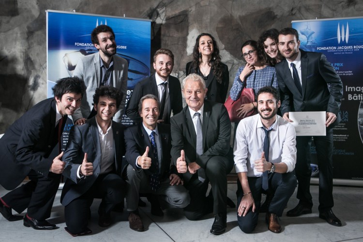 Remise des prix du concours international d’architecture de la Fondation Jacques Rougerie, 27 Novembre 2014, Unesco, Paris. COPYRIGHT JULIEN FAURE/FONDATION ROUGERIE.TOUS DROITS RESERVES.